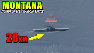 Battleship Montana - Malta deleted from 28km range