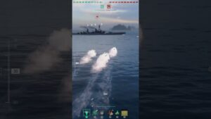 Devastating Shotgun Cruiser kill by submarine S-189 World of Warships