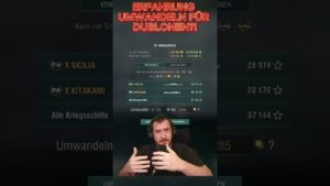 Erfahrung umwandeln für Dublonen?! NEIN!!! ⚓️ in World of Warships 🚢 #shorts  #worldofwarships #wows