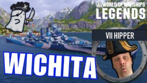 Hi all! Hipper Here! - WICHITA Rudder Build || World of Warships: Legends