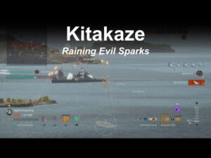 Kitakaze Raining Evil Sparks - World of Warships Legends - Stream Highlight