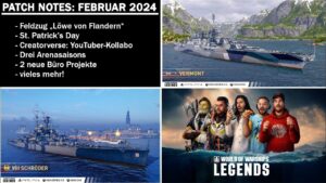 Patch Notes zum Februar 2024 Update - World of Warships Legends