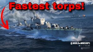 The fastest torpedos in World of Warships Legends! Halland is so much fun