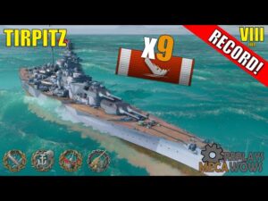 Tirpitz 9 Kills & 270k Damage | World of Warships Gameplay