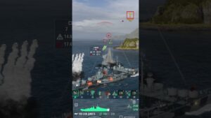 Еще бы чуть чуть . world of warships . Мир кораблей .  #shorts