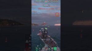 Нештатная ситуация !! world of warships . Мир кораблей .  #shorts