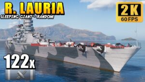 Battleship Ruggiero di Lauria - Almost 400k with SAP shells
