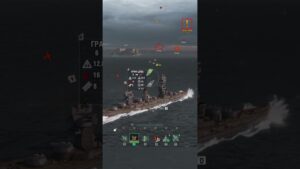FUSO . world of warships . Мир кораблей . юмор #shorts  #games #worldofwarship