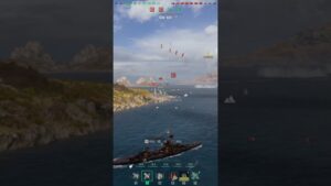 Island Surprise! Iron Duke Steals the Kill | World of Warships  #wow #shorts