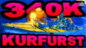 Kurfürst drückt 340K DMG *💥ROUGH CLAN💥* im "300K Club" ⚓️ in World of Warships 🚢