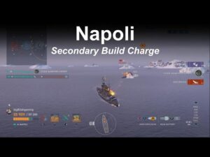 Napoli Secondary Build Charge - World of Warships Legends - Stream Highlight