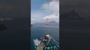 Preussen MELTS Enemy Battleship! | World of Warship #wow #shorts