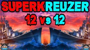 SUPERKREUZER im DUELL 12vs12 *Kradonische Gefechte* ⚓️ in World of Warships 🚢 #worldofwarships