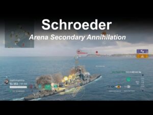 Schroeder Arena Secondary Annihilation - World of Warships Legends - Stream Highlight