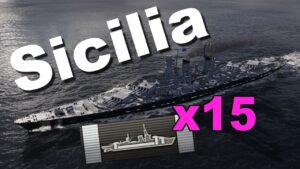 Sicilia FLANKING for Victory - World of Warships