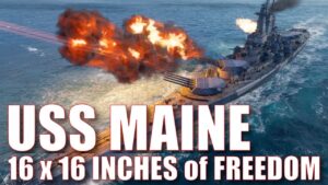 Uss Maine American Super Battleship World of Warships Wows Review Guide