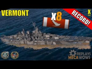 Vermont 8 Kills & 243k Damage | World of Warships Gameplay