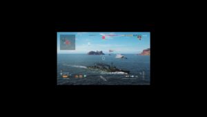World of Warships Legends #gameplay #ps5 #shorts #worldofwarships #gaming