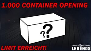 1.000 Container Opening - World of Warships Legends