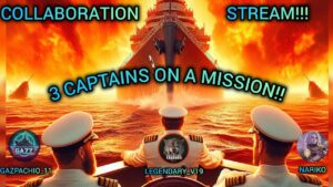 3 CAPTAINS ON A MISSION!! World of Warships: Legends