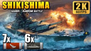 Battleship Shikishima - Epic resistance with 510mm guns