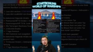 Beste Startbonus für World of Warships 🚢 #shorts  #worldofwarships