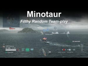 Minotaur  Dirty Random Team play - World of Warships Legends - Stream Highlight