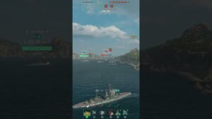 🇬🇧 Queen Elizabeth -  STEAMROLLED W. Virginia ! World of Warships #wows  #shorts