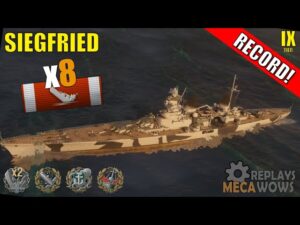 Siegfried 8 Kills & 213k Damage | World of Warships Gameplay