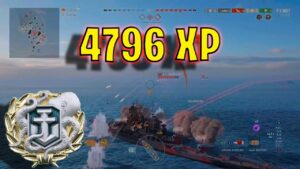 The Most XP I have Ever Seen a Battleship Get! (World of Warships Legends)