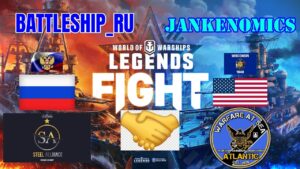 USA and RUS shaking hands!! Battleship_RU Collaboration : World of Warships Legends Xbox Live