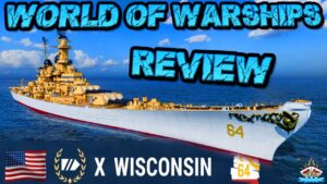 Wisconsin T10/US/BB *WERFTSCHIFF & F SKILL* "Review"⚓️ in World of Warships 🚢 #worldofwarships #wows