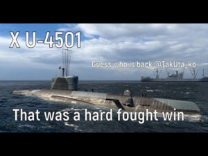 World of Warships - U-4501 Replay @TakUta_ko that was a hard fought win