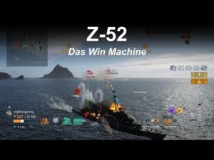 Z-52 final das win machine - World of Warships Legends - Raw Gameplay