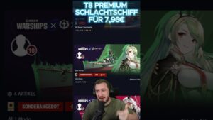 7,96 € Premium Schlachtschiff T8 "Azur Lane Littorio" in World of Warships 🚢