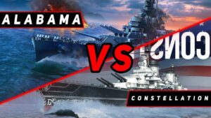 ЛИНКОР ALABAMA VS CONSTELLATION! ЧТО ОКАЖЕТСЯ СИЛЬНЕЕ?! МИР КОРАБЛЕЙ/WORLD OF WARSHIPS!