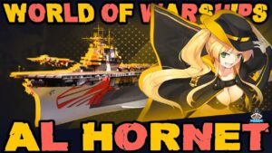 Azur Lane Hornet + Waifu im *AZUR LANE* ⚓️ in World of Warships 🚢 #worldofwarships #azurlane