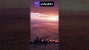 'Burger in sunset || StatsBloke playing World of Warships on #Twitch #WOWS