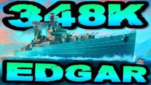 Edgar drückt 348K DMG *AP POWAAA* "300K Club" ⚓️ in World of Warships 🚢 #worldofwarships
