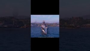 Godzilla vs Takao-class heavy cruiser (IJN Takao/Atago) #worldofwarships #gaming #movies