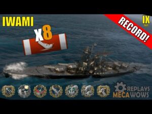 Iwami 8 Kills & 243k Damage | World of Warships Gameplay