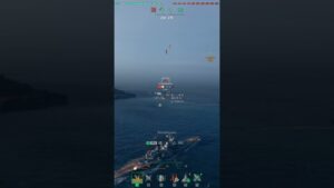 King George V HONK BAITS a DD!? | World of Warships #wows #shorts