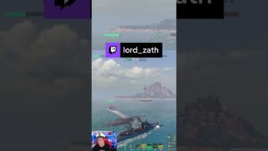 Running over the creature World of Warships #shorts