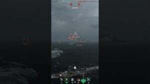 The MOST SATISFYING Salvo EVER! -Monarch NUKES Dunkerque | World of Warships #wows #shorts