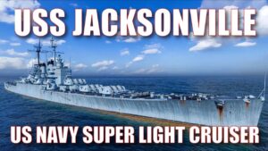 USS Jacksonville American US Navy Wows Light Cruiser World of Warships
