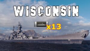 World of WarShips Wisconsin - 4 Kills 268K Damage
