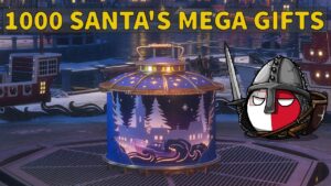 1000 Santa's Mega Gift Container Opening | World of Warships