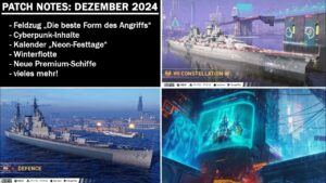 Patch Notes zum Dezember 2024 Update - World of Warships Legends