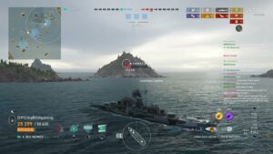 BA Hoshino Is Ridiculous On Des Moines - World of Warships Legends Stream Highlight
