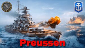 First Look at the Preussen in World of Warships Legends!